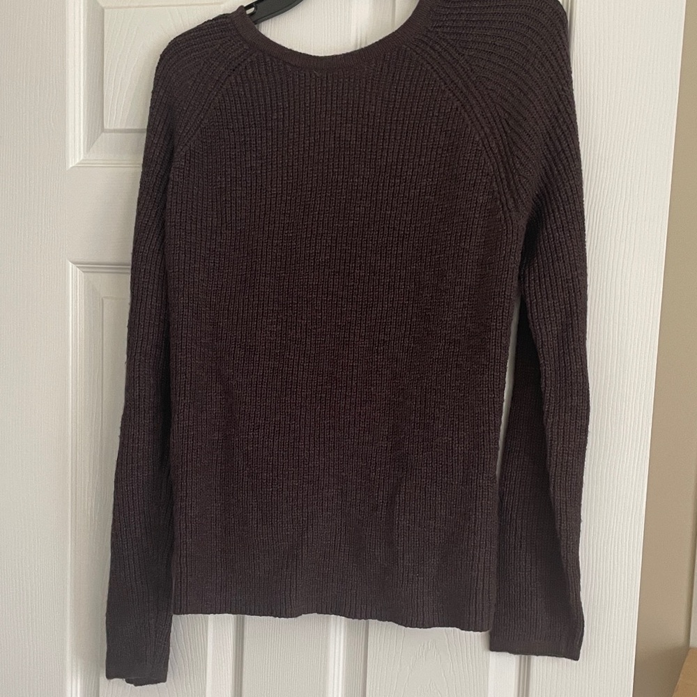 Aerie Women's Dark Brown wrap Sweater